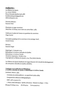 L'Évolution Du Métal Québécois