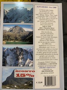 Alpi Orobie Over 2000. Ovvero Tutte Le Vette Oltre I Duemila Metri Delle Alpi Orobie. Volume 3 - Orobie Orientali