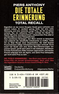 Die totale Erinnerung - Total Recall