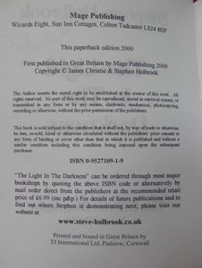 Stephen Holbrook: The Light in the Darkness