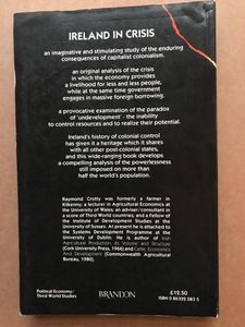 Ireland in Crisis: A Study in Capitalist Colonial Undevelopment