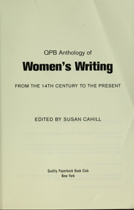 QPB Anthology of Women's Writing: From the 14th Century to the Present