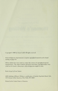QPB Anthology of Women's Writing: From the 14th Century to the Present