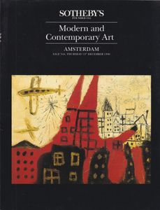 Sotheby's Amsterdam Sale 544, 13th December 1990 - Modern Art and Contemporary Art