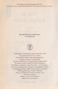 Tod an heiliger Stätte