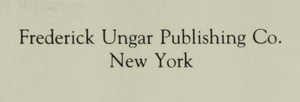 Frederick Ungar Publishing Co.
