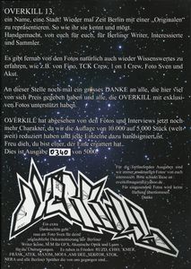Overkill #13