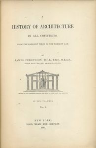 History of Architecture in All Countries Vol. I