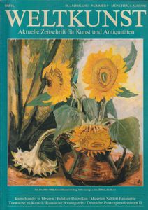 Weltkunst 56. Jahrgang - Nummer 09 / 1. Mai 1986