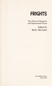 Frights: New Stories of Suspense and Supernatural Terror
