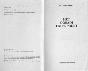 Het Dosadi experiment