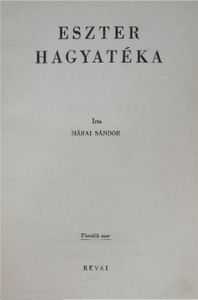 Eszter hagyatéka