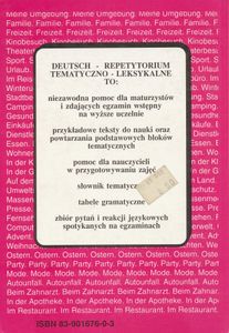 Deutsch. Repetytorium tematyczno-leksykalne