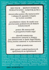 Deutsch. Repetytorium tematyczno-leksykalne 2