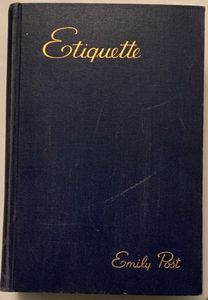 Etiquette: The Blue Book of Social Usage