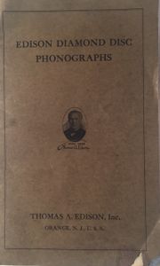 Edison Diamond Disc Phonograph