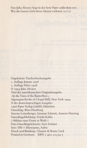 Die Zeit der Schmetterlinge