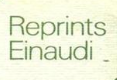 Reprints Einaudi