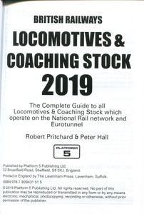 British Railways Locomotives & Coaching Stock 2019