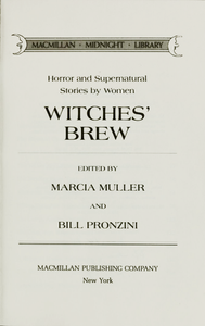 Witches' Brew: Horror and Supernatural Stories by Women