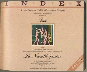 I.N.D.E.X. Collezione N°1 (1-2):  La nouvelle Justine - Cento labbra di pietra