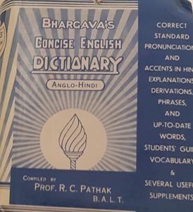 Bhargava's Concise English Dictionary Anglo-Hindi