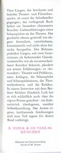 Theo Lingen - Ich bewundere...