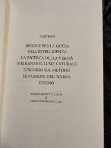 I grandi filosofi - Cartesio I