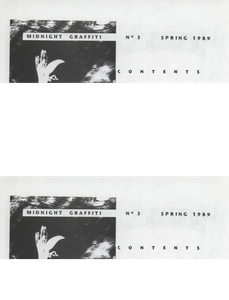 Midnight Graffiti Spring 1989