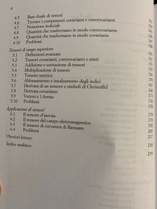 Guida allo studio dei vettori e dei tensori