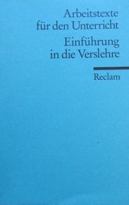 Einführung in die Verslehre