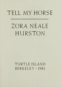 Tell My Horse