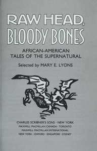 Raw Head, Bloody Bones: African-American Tales of the Supernatural