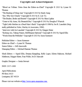 Apex Magazine Issue 48, May 2013