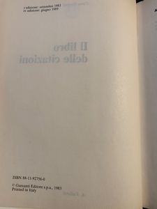 Il Libro Delle Citazioni