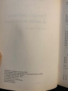 Esercizi e problemi di analisi matematica
