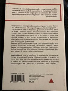 L'ultimo teorema di Fermat. L'avventura di un genio, di un problema matematico e dell'uomo che lo ha risolto