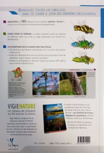Cahier d'identification des libellules de France, Belgique, Luxembourg & Suisse
