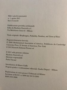 Come buttarsi dalla teoria di Hanoi. Rompicapi, giochi e paradossi matematici.