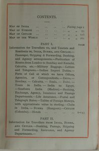 India Burma and Ceylon: Information for travellers and Residents
