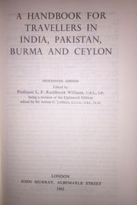 A Handbook for Travellers in India, Pakistan, Burma and Ceylon
