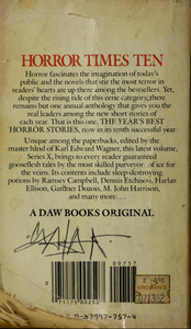 The Year's Best Horror Stories: Series X