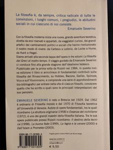La filosofia dai Greci al nostro tempo. La filosofia moderna
