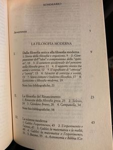 La filosofia dai Greci al nostro tempo. La filosofia moderna