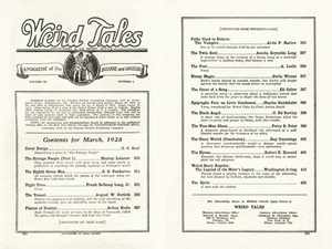 Weird Tales, Vol. 11, No. 3