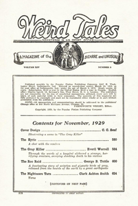 Weird Tales, Vol. 14, No. 5