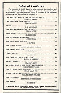 Weird Tales, Vol. 2, No. 3