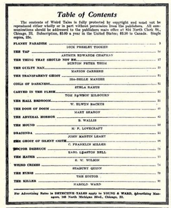 Weird Tales, Vol. 3, No. 2