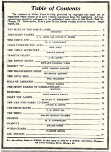 Weird Tales, Vol. 3, No. 4