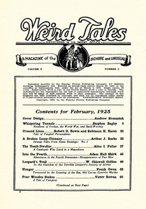 Weird Tales, Vol. 5, No. 2